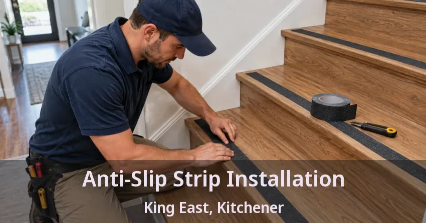 Anti-Slip Strip Installation King East, Kitchener - ON