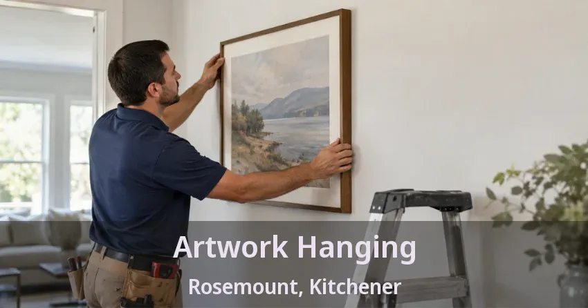 Artwork Hanging Rosemount, Kitchener - ON
