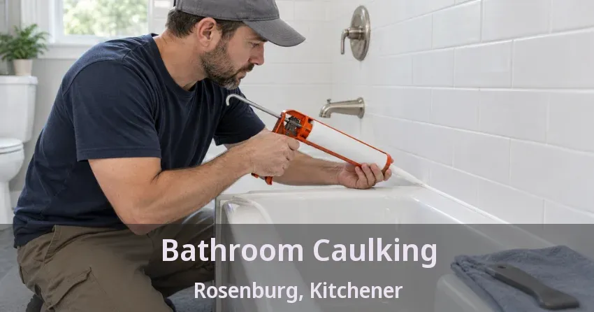 Bathroom Caulking Rosenburg, Kitchener - ON