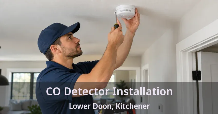 CO Detector Installation Lower Doon, Kitchener - ON