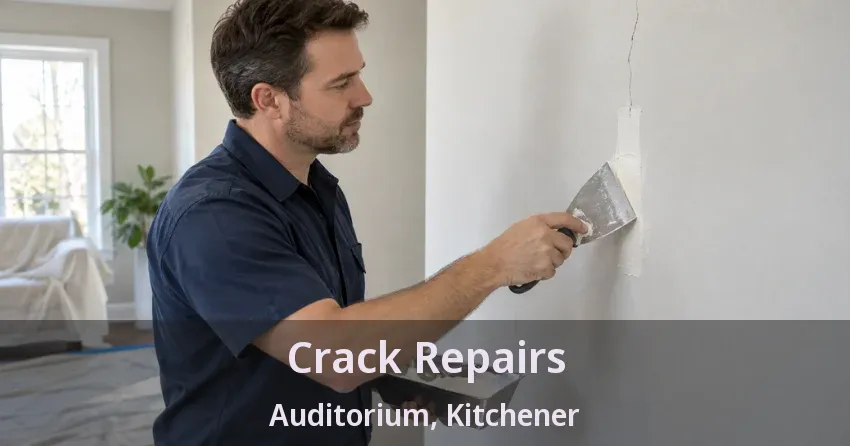 Crack Repairs Auditorium, Kitchener - ON