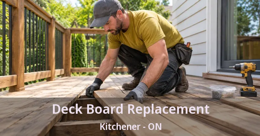Deck Board Replacement Kitchener - ON