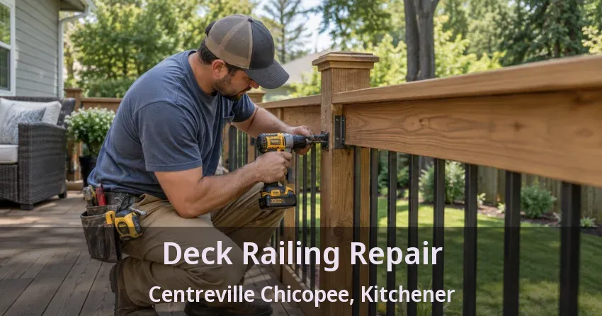 Deck Railing Repair Centreville Chicopee, Kitchener - ON