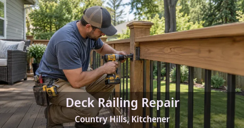 Deck Railing Repair Country Hills, Kitchener - ON