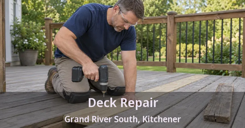 Deck Repair Grand River South, Kitchener - ON