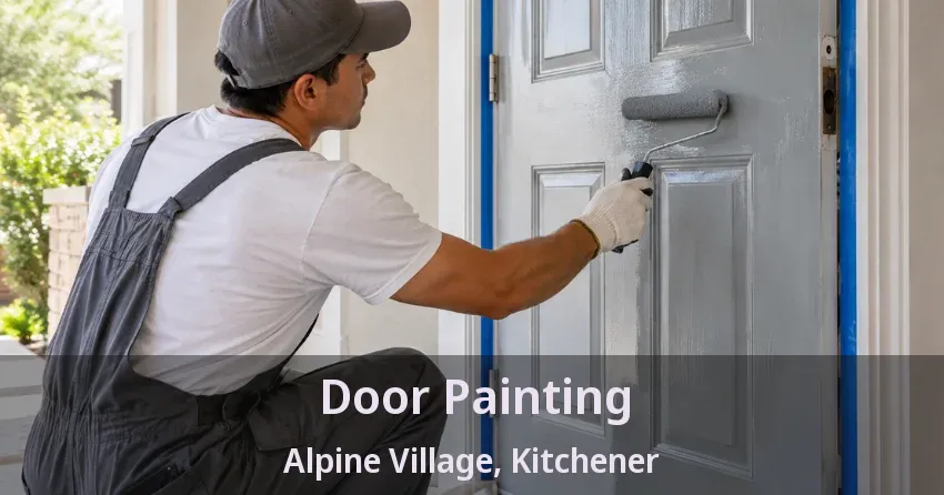 Door Painting Alpine Village, Kitchener - ON