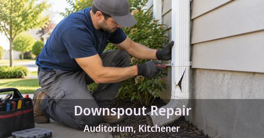 Downspout Repair Auditorium, Kitchener - ON