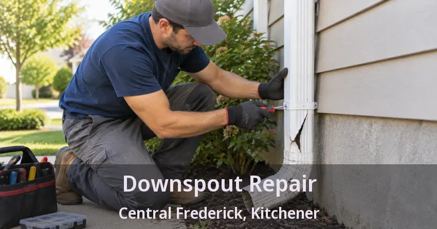 Downspout Repair Central Frederick, Kitchener - ON
