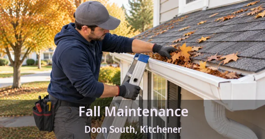 Fall Maintenance Doon South, Kitchener - ON