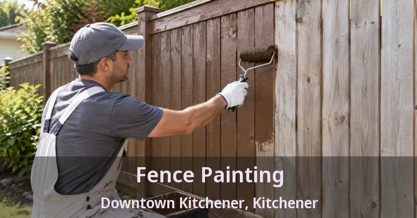 Fence Painting Downtown Kitchener, Kitchener - ON