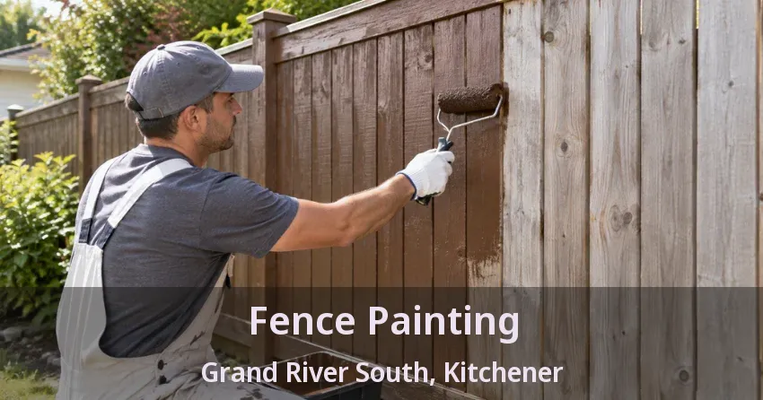 Fence Painting Grand River South, Kitchener - ON