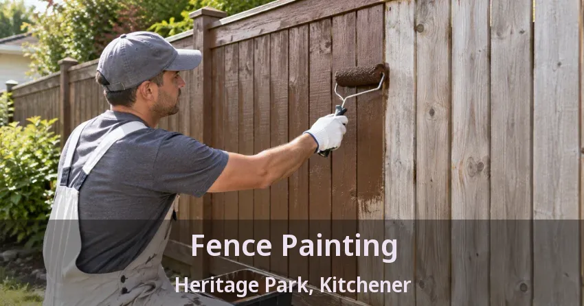 Fence Painting Heritage Park, Kitchener - ON