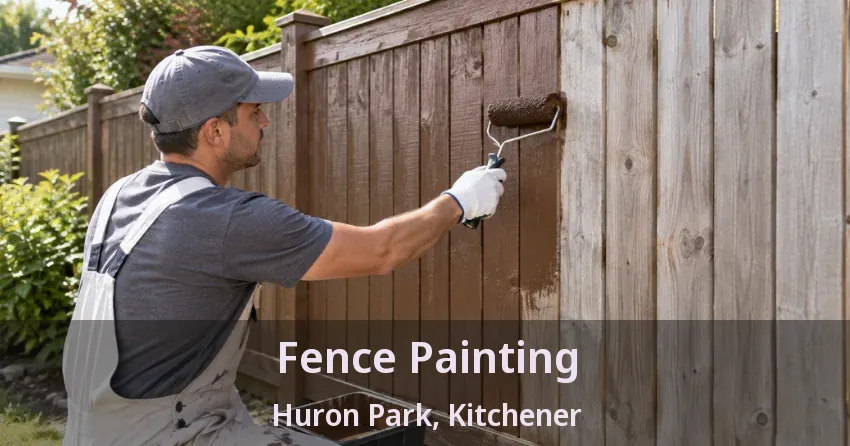 Fence Painting Huron Park, Kitchener - ON