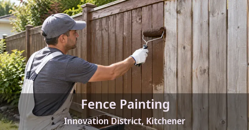 Fence Painting Innovation District, Kitchener - ON
