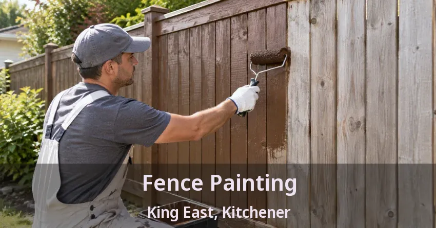 Fence Painting King East, Kitchener - ON