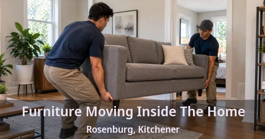 Furniture Moving Inside The Home Rosenburg, Kitchener - ON