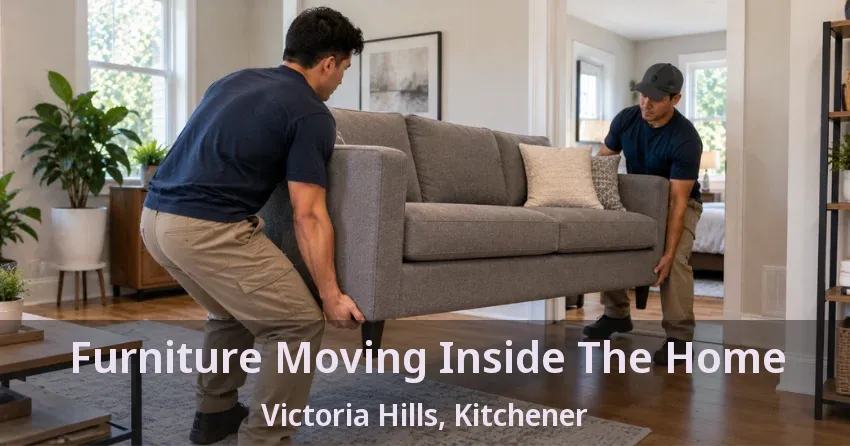 Furniture Moving Inside The Home Victoria Hills, Kitchener - ON