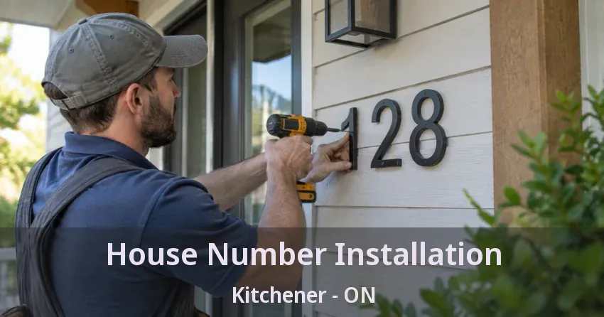 House Number Installation Kitchener - ON