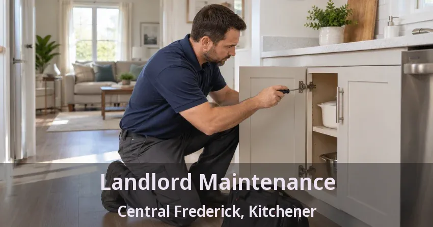 Landlord Maintenance Central Frederick, Kitchener - ON