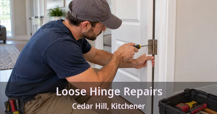 Loose Hinge Repairs Cedar Hill, Kitchener - ON