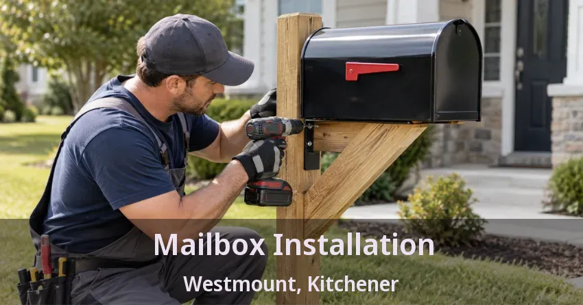 Mailbox Installation Westmount, Kitchener - ON