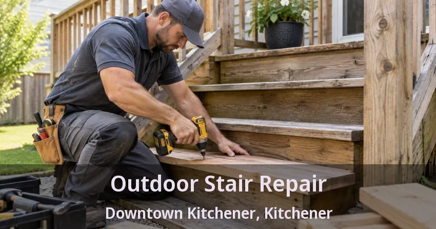 Outdoor Stair Repair Downtown Kitchener, Kitchener - ON