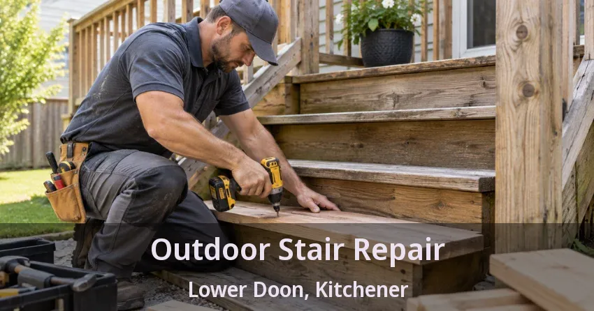 Outdoor Stair Repair Lower Doon, Kitchener - ON