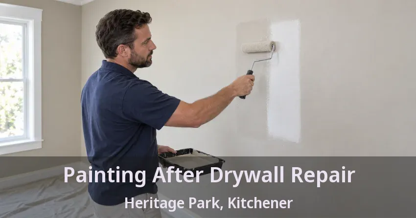 Painting After Drywall Repair Heritage Park, Kitchener - ON