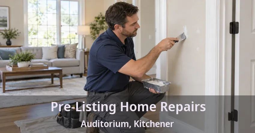 Pre-Listing Home Repairs Auditorium, Kitchener - ON