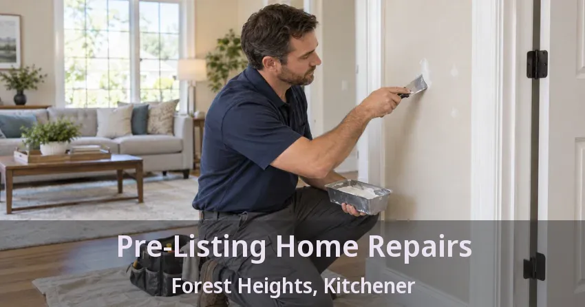 Pre-Listing Home Repairs Forest Heights, Kitchener - ON