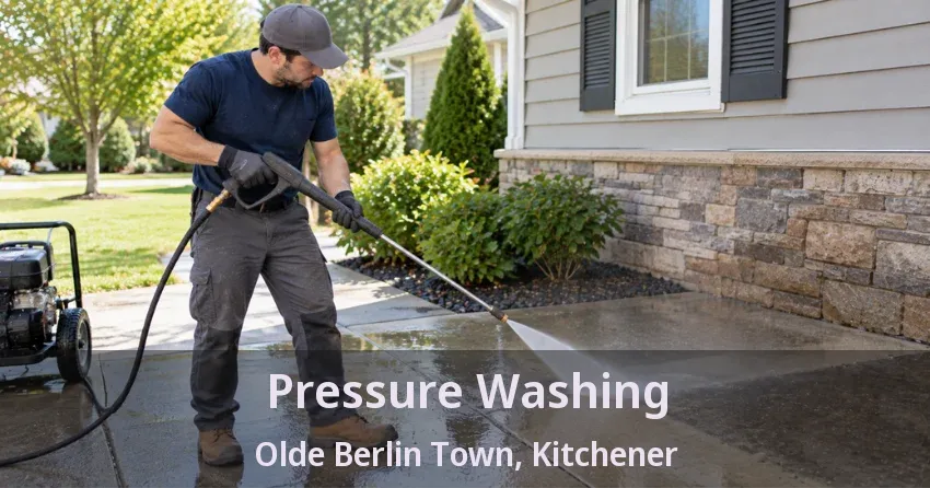 Pressure Washing Olde Berlin Town, Kitchener - ON