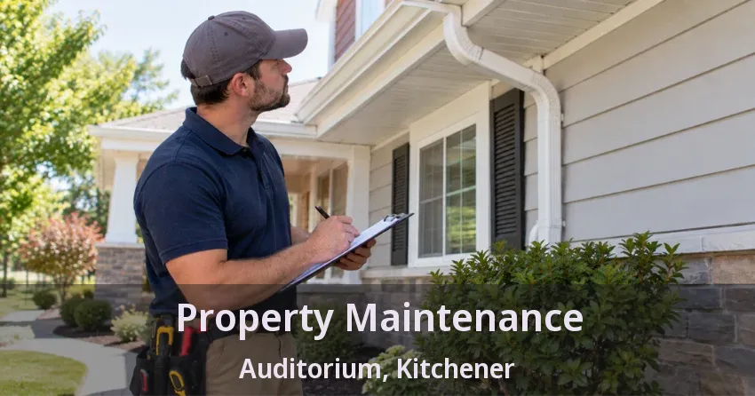 Property Maintenance Auditorium, Kitchener - ON