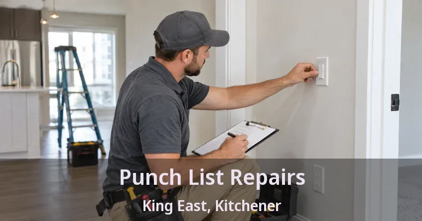 Punch List Repairs King East, Kitchener - ON