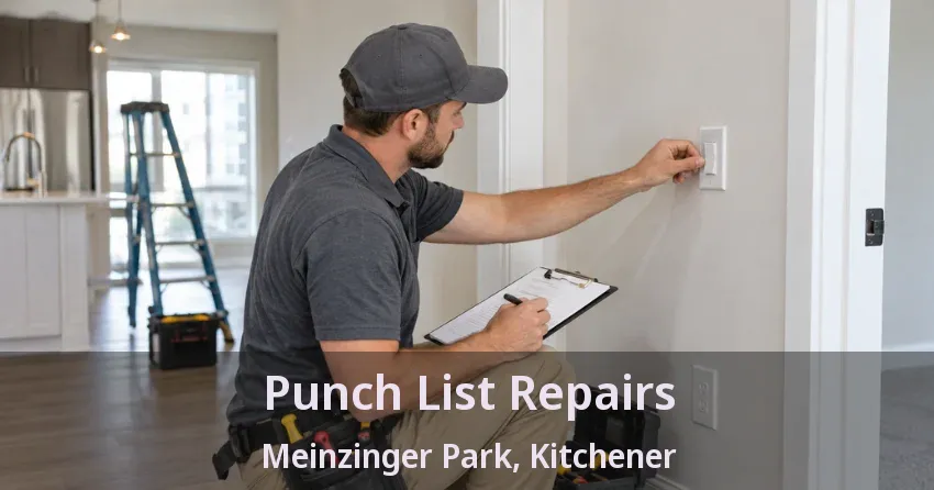 Punch List Repairs Meinzinger Park, Kitchener - ON
