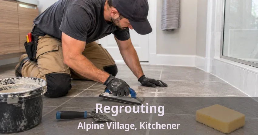 Regrouting Alpine Village, Kitchener - ON