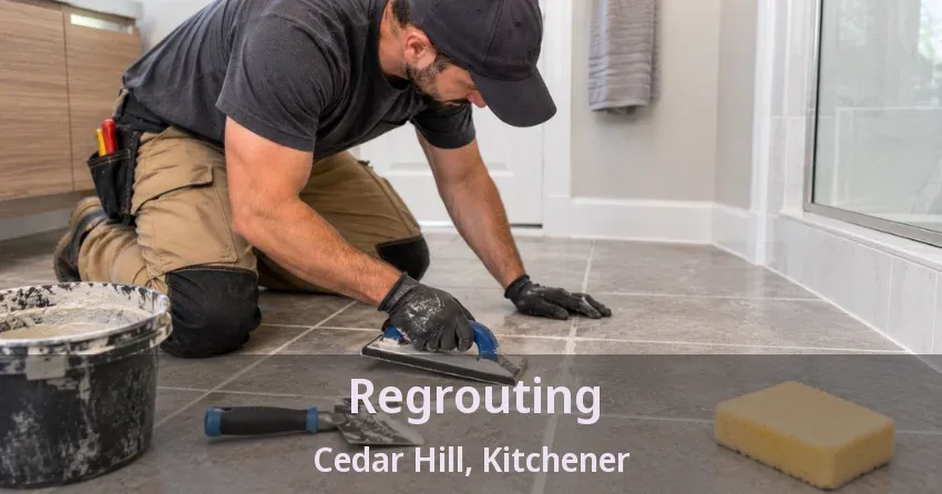 Regrouting Cedar Hill, Kitchener - ON