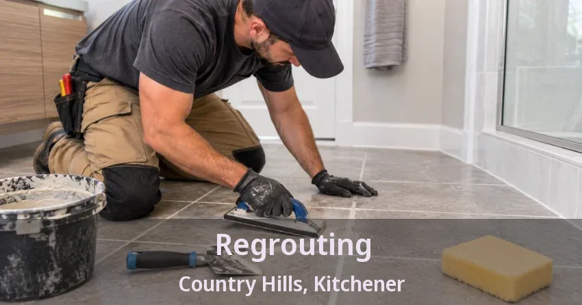 Regrouting Country Hills, Kitchener - ON