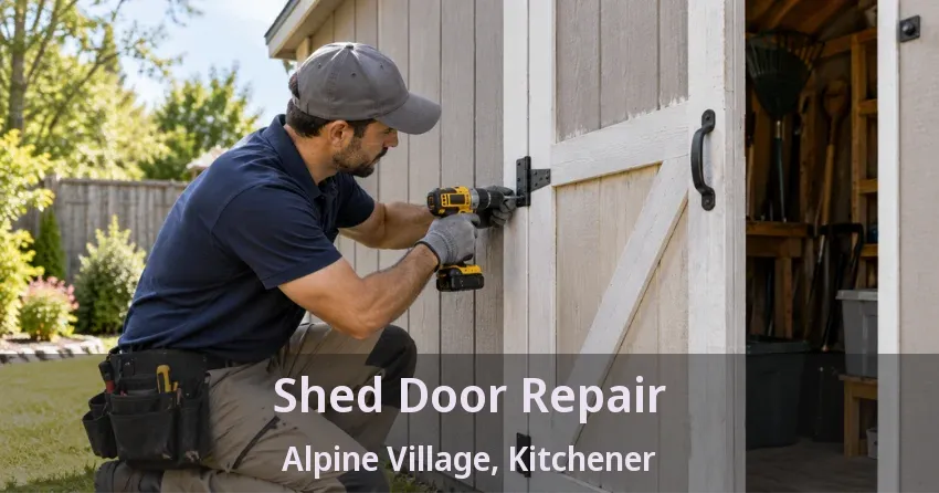Shed Door Repair Alpine Village, Kitchener - ON
