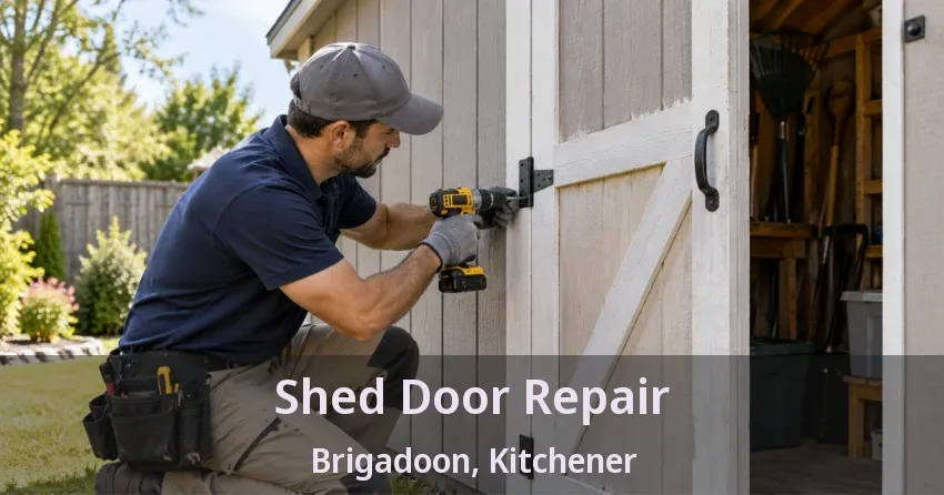Shed Door Repair Brigadoon, Kitchener - ON