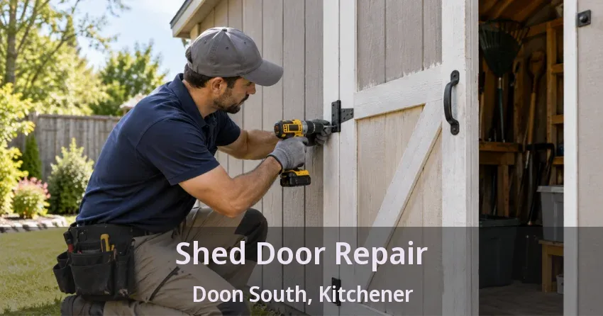 Shed Door Repair Doon South, Kitchener - ON