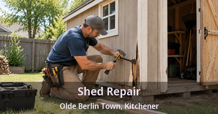 Shed Repair Olde Berlin Town, Kitchener - ON