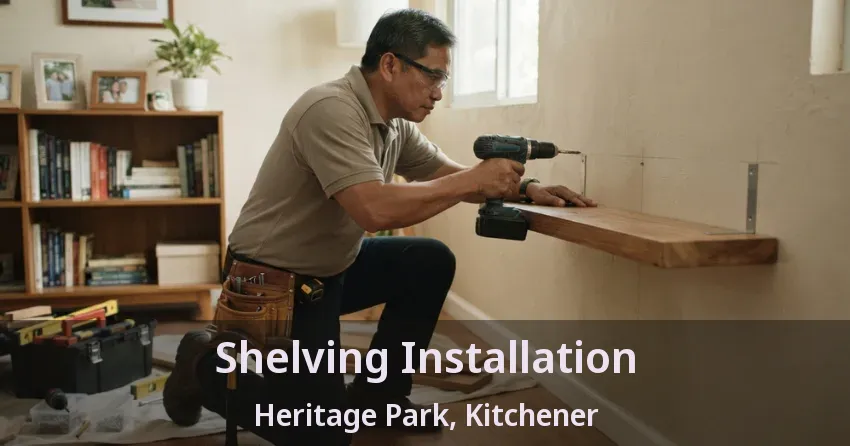 Shelving Installation Heritage Park, Kitchener - ON