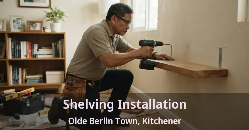 Shelving Installation Olde Berlin Town, Kitchener - ON
