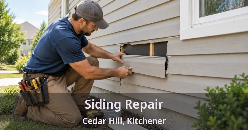Siding Repair Cedar Hill, Kitchener - ON