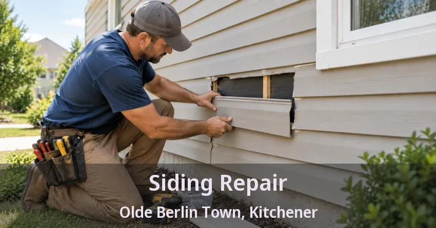 Siding Repair Olde Berlin Town, Kitchener - ON