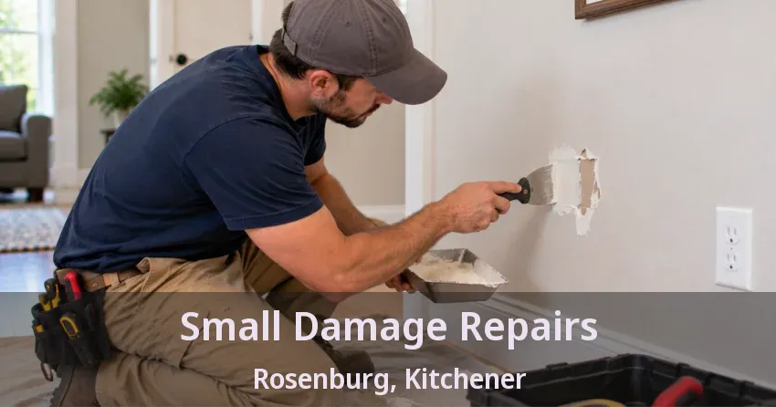 Small Damage Repairs Rosenburg, Kitchener - ON