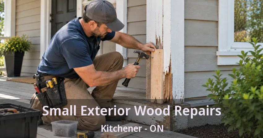Small Exterior Wood Repairs Kitchener - ON