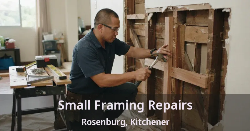 Small Framing Repairs Rosenburg, Kitchener - ON
