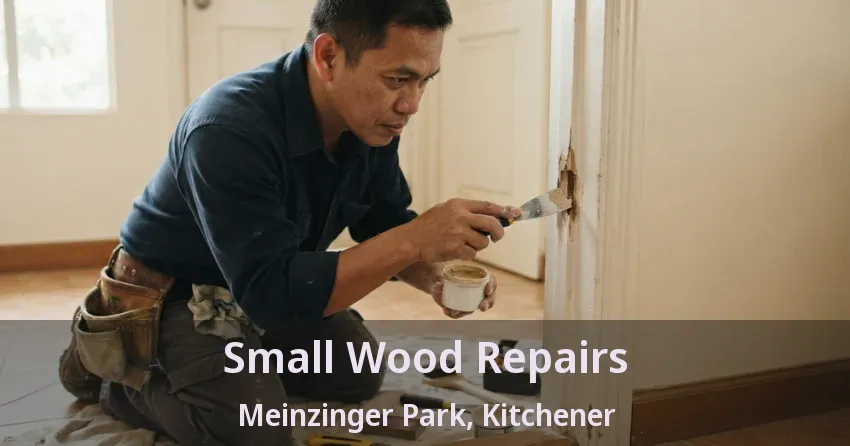 Small Wood Repairs Meinzinger Park, Kitchener - ON