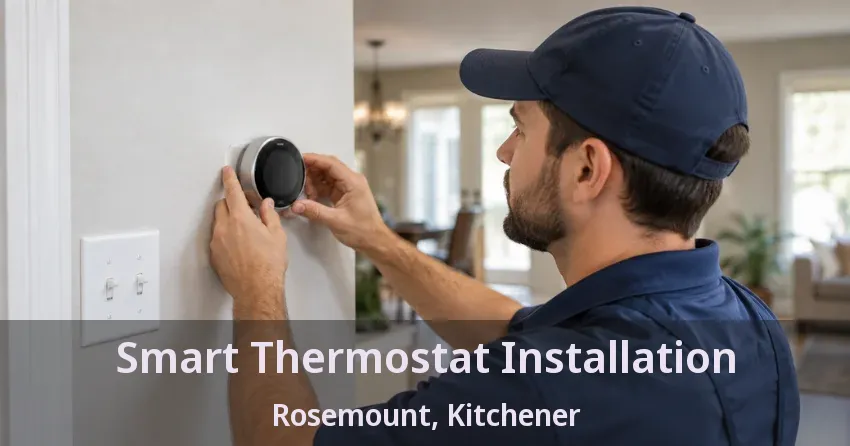 Smart Thermostat Installation Rosemount, Kitchener - ON
